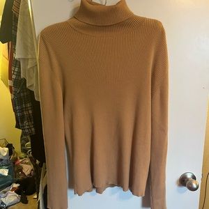 Tan turtle neck sweater